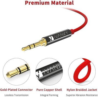 QUARKZMAN Stereo Spina Jack, 3pz 3,5mm Maschio Jack A Filo Nudo - Foto 9