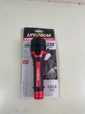 Life+Gear StormProof Path Light IPX7 330 Lumens Safety Whistle Directional Light
