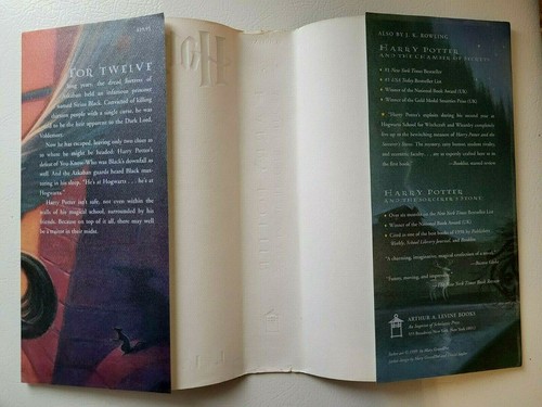 Beautiful Harry Potter PRISONER OF AZKABAN 1st/1st HB/DJ 1999 Rowling - Imagen 9 de 10