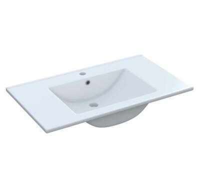 Mobile Bagno Sospeso 110 Cm Master Rovere Miele Con Lavabo E Specchio - Foto 8