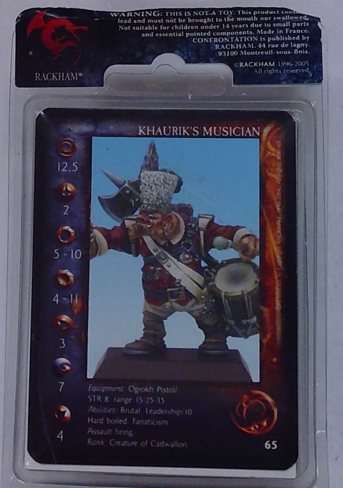 RACKHAM CONFRONTATION GARDE De Khaurik 2 Cadwallon EUR 24,90 - FR