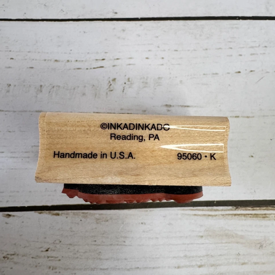 Tarjetas artesanías de graduación de sello de goma montado en madera Inkadinkado Congrats Grad Foto 3 de 4