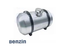 8x14 Fuel Tank W/ Baffle 2 15/16 Gallon 1/4'' NPT Center Fill Alum Spun Gas Tank