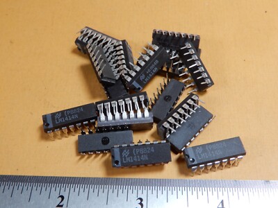 National Semiconductor LM1414N Voltage Comparator IC's Qty 20 NOS
