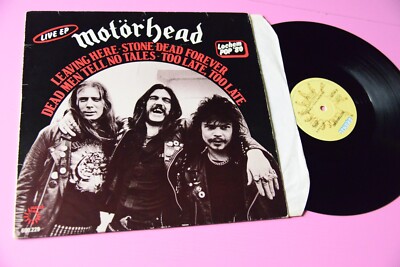 Motorhead Leaving Here Stone Dead 12'' Orig 1980 EX+