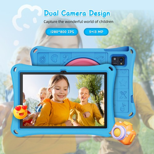 Kids Tablet Android. 13 7/10 Inch WIFI 4-core Tablet 9GB+64/128GB PC Dual Camera - Picture 9 of 24