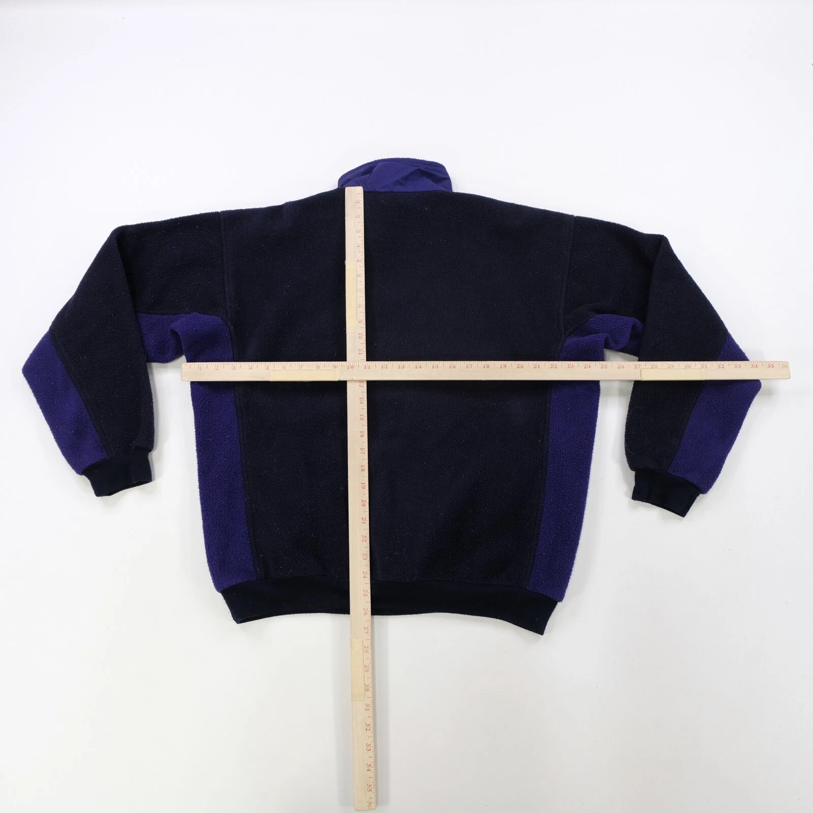 patagonia rare vtg 3/4 snap-t zip pouch pullover fleece 90s jacket