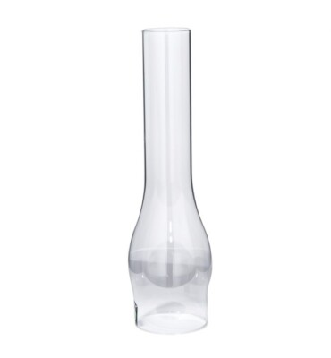 BP Lamp 3'' x 12'' Clear Glass Oil Lamp Chimney #57954
