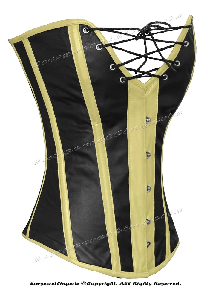 Corsé de entrenamiento de cintura deshuesada doble acero resistente 26 sobre busto #8030-B Foto 3 de 4
