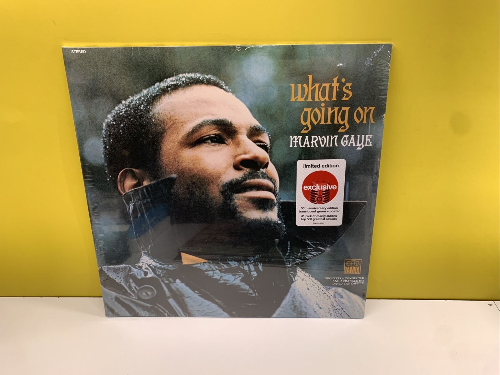 Marvin Gaye What's Going On Exclusive Green Vinyl LP Record 50th Anniversary