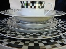 DESIGN GUILD Avalon Black 6 Piece Place Setting