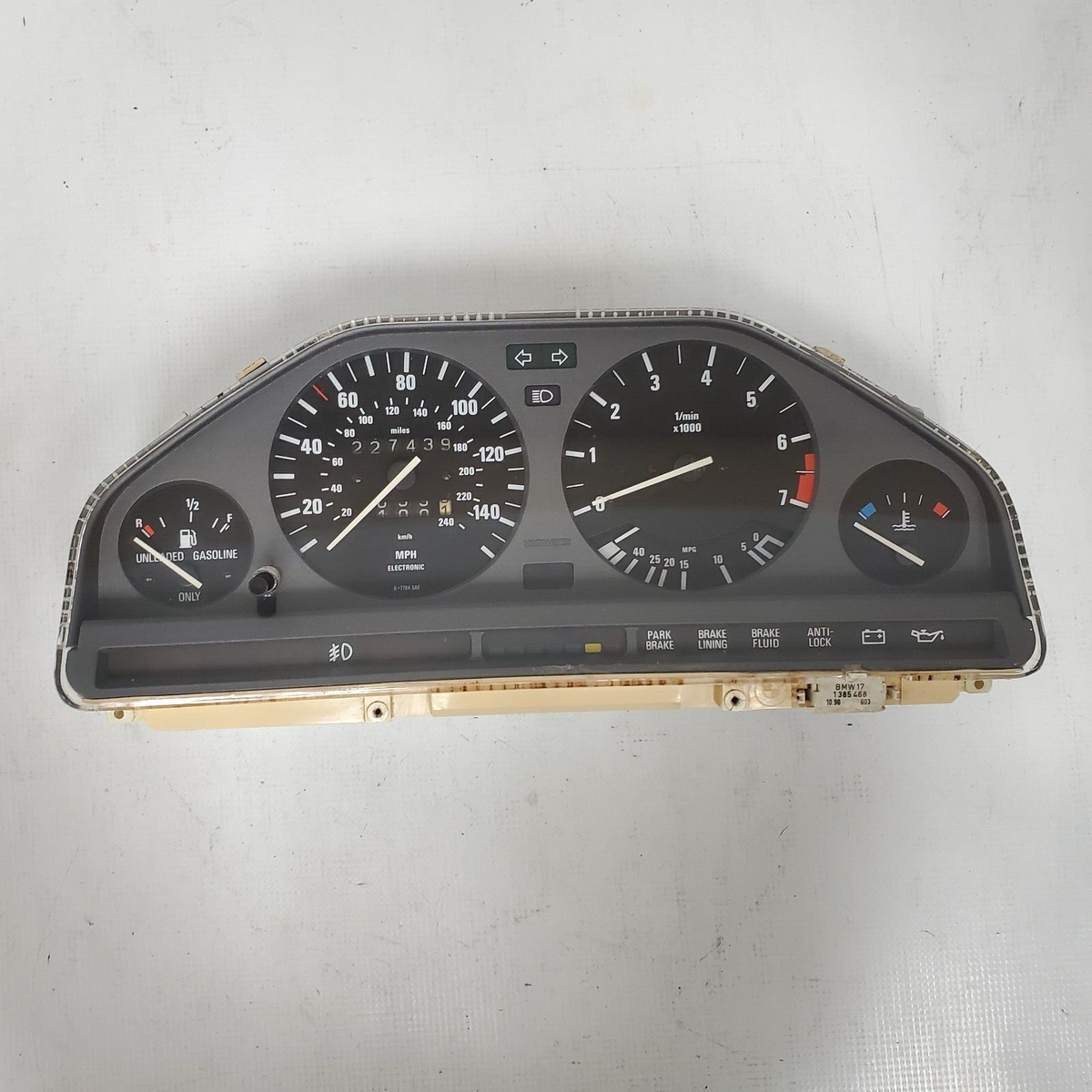 BMW 3 Series E30 325i Instrument Cluster USED | 1381854 | Genuine
