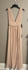 LULU'S Heavenly Blush Maxi Dress Size XS NWT