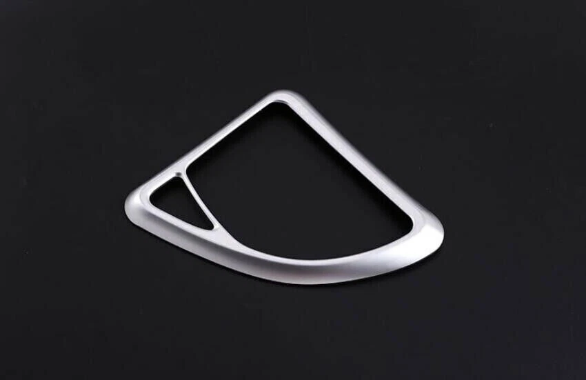 适用于宝马 1 系列 E81 2007 - 2011 哑光银色中控台齿轮换档盖装饰 — 第 3/4 张图片