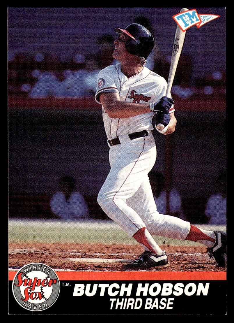 1989 T&M Senior League Baseball Butch Hobson Winter Haven Super Sox #47