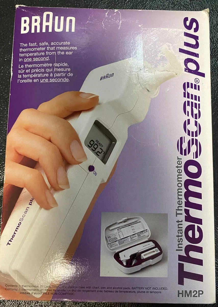 Braun Thermoscan Plus Instant Thermometer HM2P