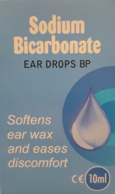 Natriumbicarbonat Ohrentropfen 10ml - erweicht hartes Ohrwachs - 