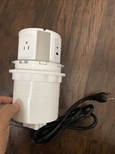 Pop Up 3 Outlets for Countertop Retractable Recessed Power Strip USB Type C READ