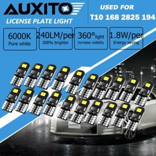 20pcs 24smd T10 194 168 Led Interior Light Bulb Super Bright Canbus Xenon White