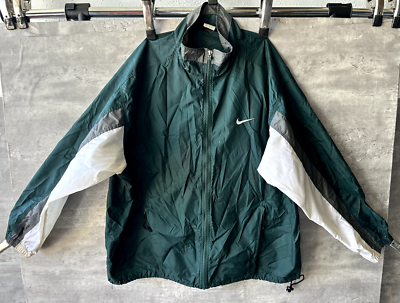 【古着】NIKE GYAKUSOU ランナージャケット グリーン Ｌ Nike × Gyakusou Jacket Mens Large Undercover Reverse Running Club