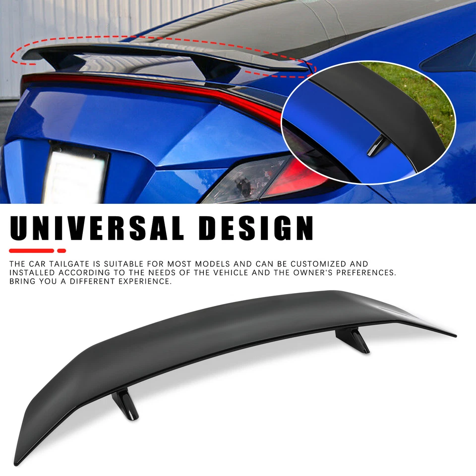 Alerón trasero brillante 47" Racing Lip Wing estilo GT ABS para Lexus SC400 SC300 Foto 4 de 4