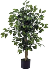 3' Ficus Silk Artificial Trees, 36In, Green