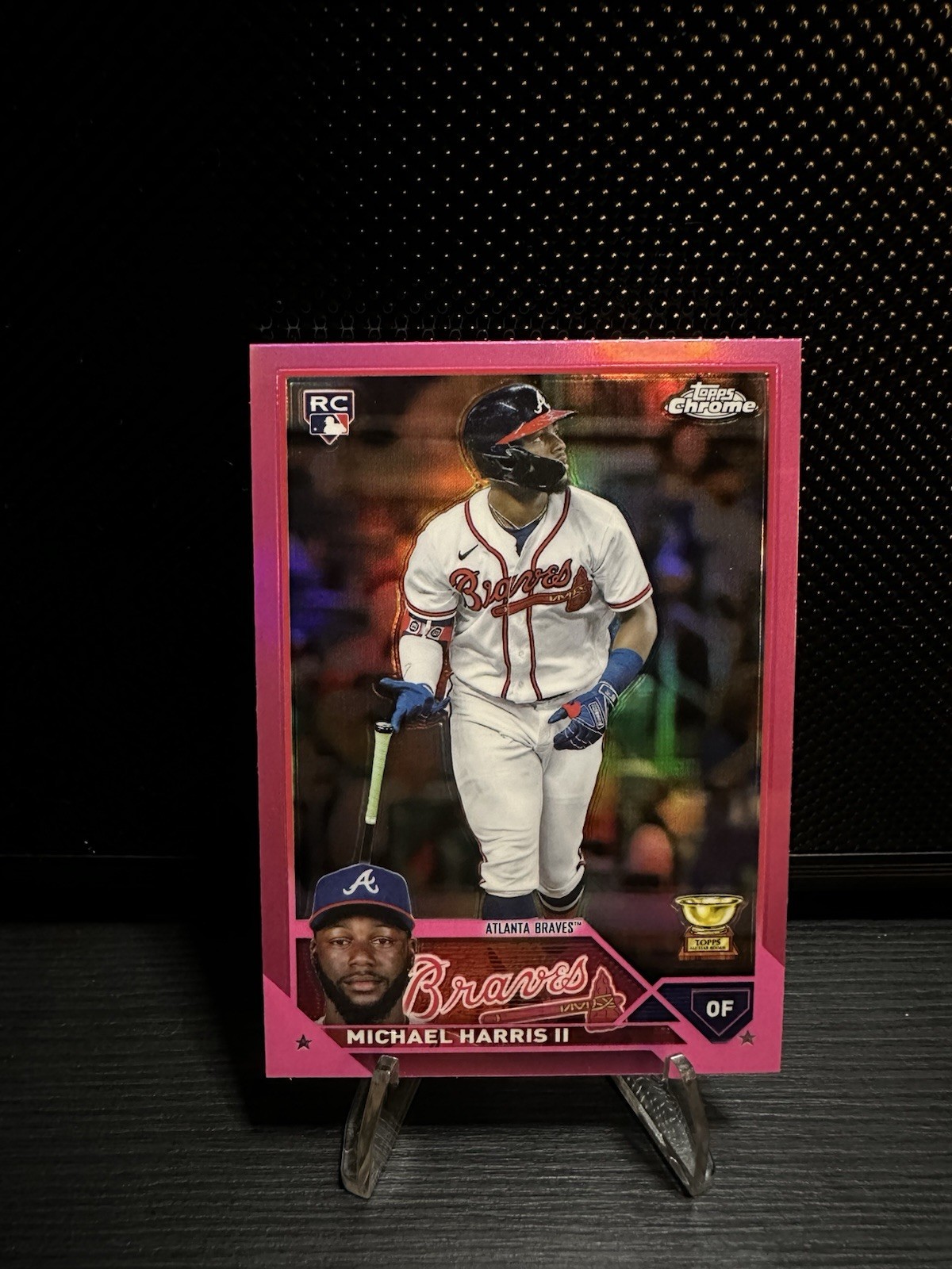 2023 Topps Chrome - Michael Harris II #79 Pink Refractor (RC)