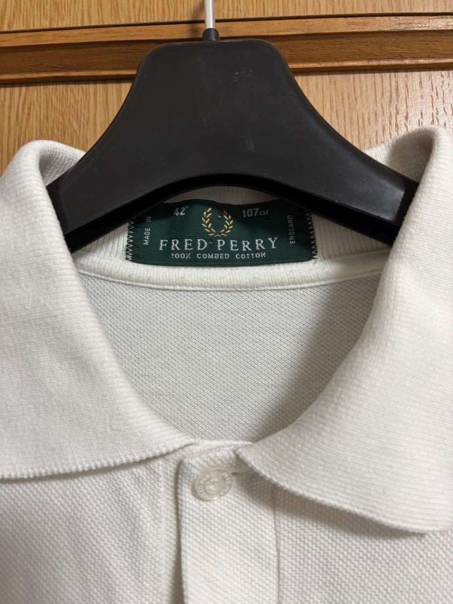ENGLAND製 OLD FREDPERRY 42 希少 良品 Men's Wear FRED PERRY 90 s Fred Perry Made in England Polo