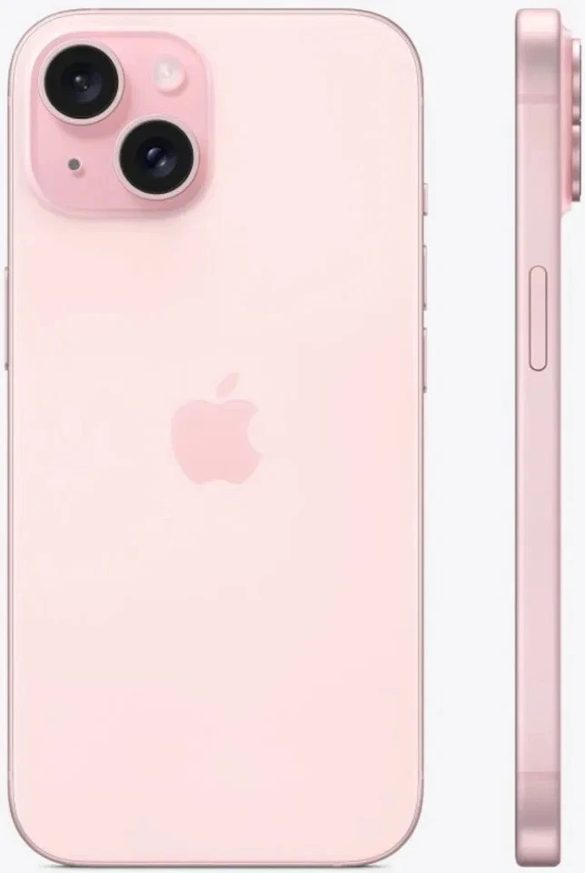 Apple iPhone 15 Plus 128GB Rosé inkl. Silikon Case & Schutzglas - - Bild 2 von 4