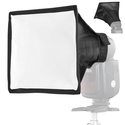 6'' x 7'' Universal Mini Softbox Flash Speedlight Diffuser for Canon Nikon Sony