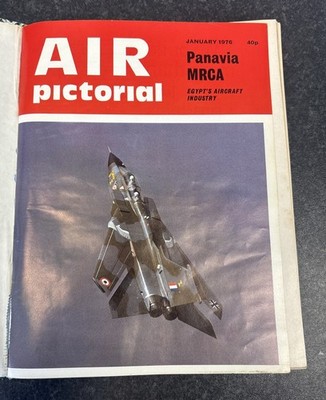 AIR PICTORIAL MAGAZINE 1976 - FULL YEAR 12 ISSUES IN BOUND BOOK - AVIATION