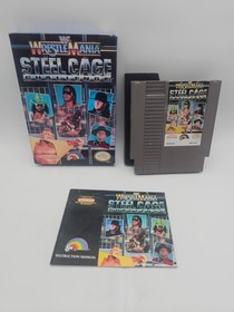 WWF Wrestlemania Steel Cage Challenge - Nintendo NES - Complete In Box CIB