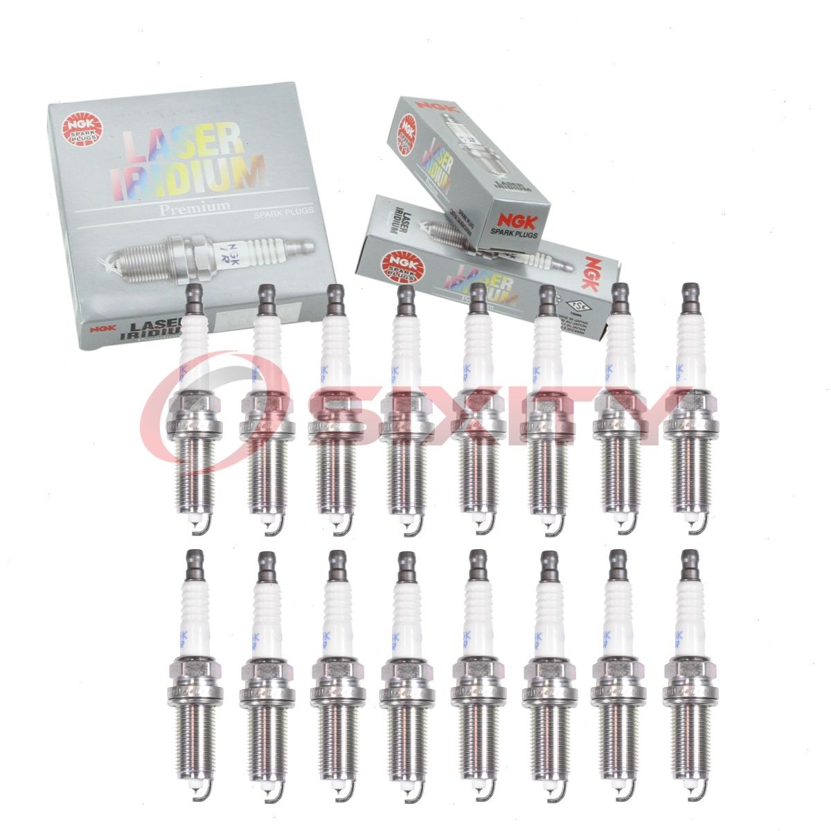 16 pc NGK Laser Iridium Spark Plugs for 2011-2018 Ram 3500 5.7L V8 Ignition cp