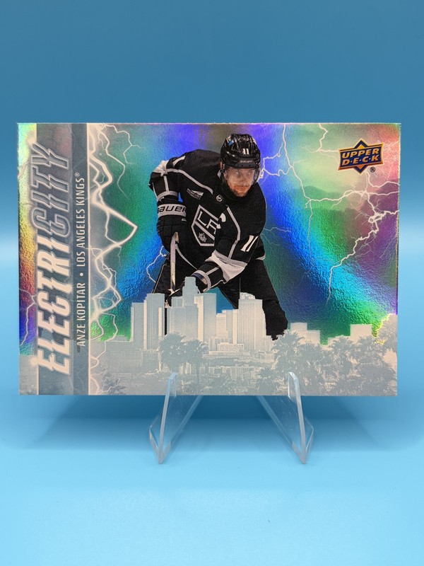 2024-25 Upper Deck Series 2 - Electricity Anze Kopitar #EC-9 Black