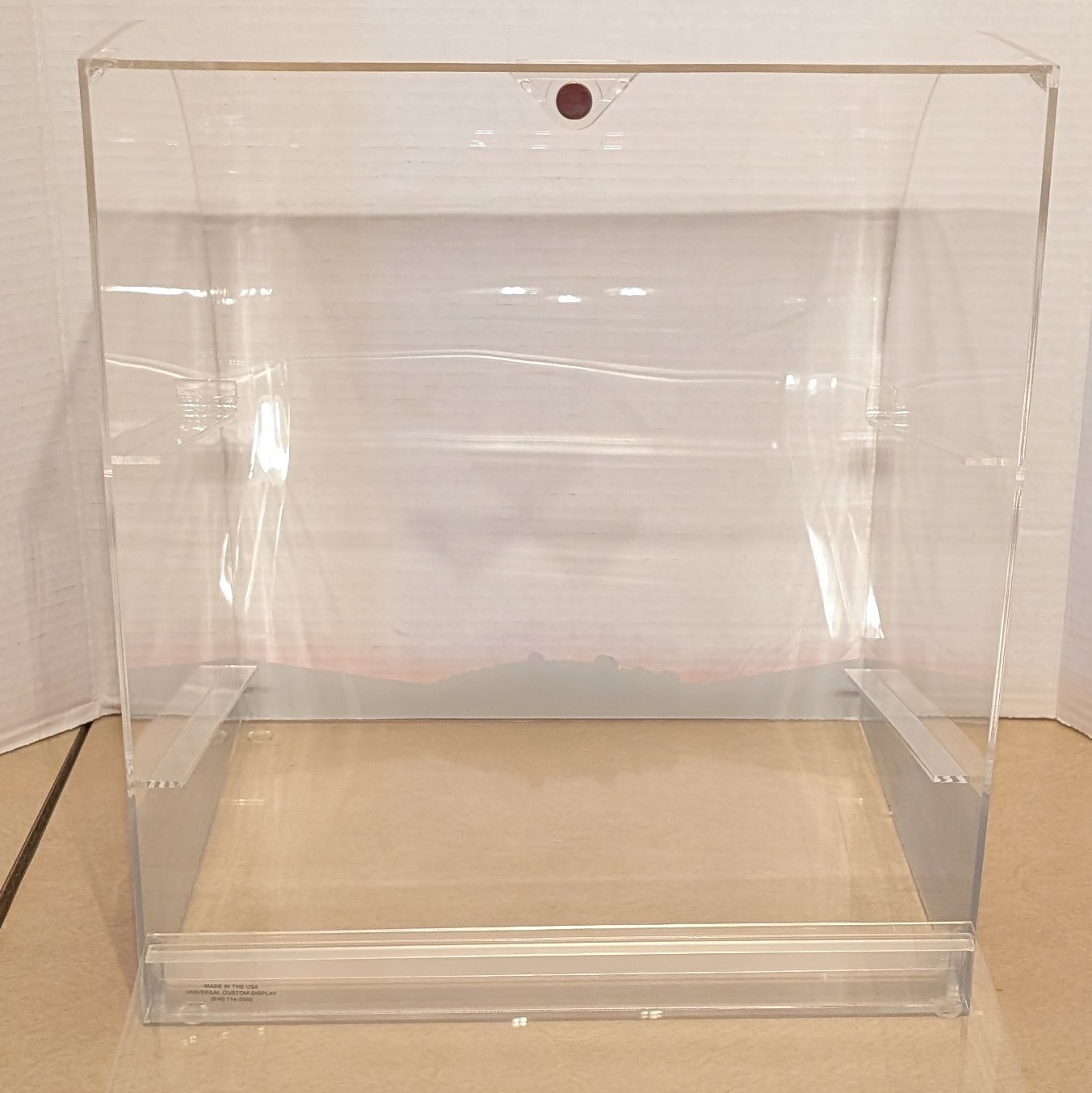 Otis Spunkmeyer Bakery Display Case Countertop Clear Dome Rear Door (no tray)