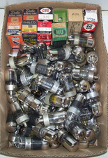 Lot 80 tubes,radio,amp,loctal,loktal,NOS,Mostly Used,7C5,7A8,35Z3,7A7,7B6,50A5