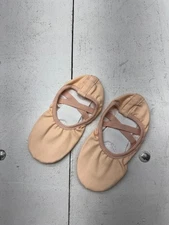 RoseMoli Pink Canvas Split Sole Ballet Dance Shoes Girls Size 2