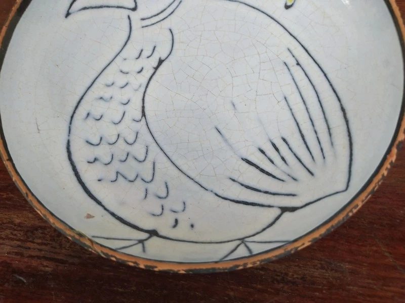 Rare coupelle Vallauris signée de Jacques Innocenti - Photo 4/4