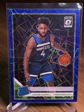 2019-20 Donruss Optic #155 Jaylen Nowell Blue Velocity Rookie Card - T-Wolves. rookie card picture