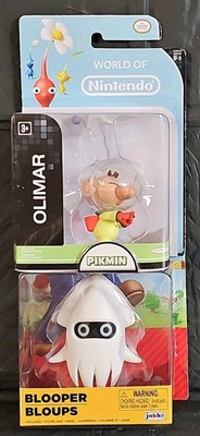World of Nintendo 2.5 Figures Olimar Pikmin & Blooper Mario Factory Sealed