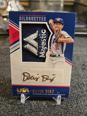 2018 Davis Diaz True 1/1 RC Sick Logo Patch Auto RPA MT* Stars & Stripes #113 VU