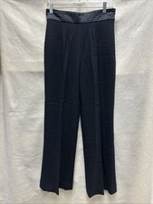 Escada Black Wool Dress Evening Pants Size 38