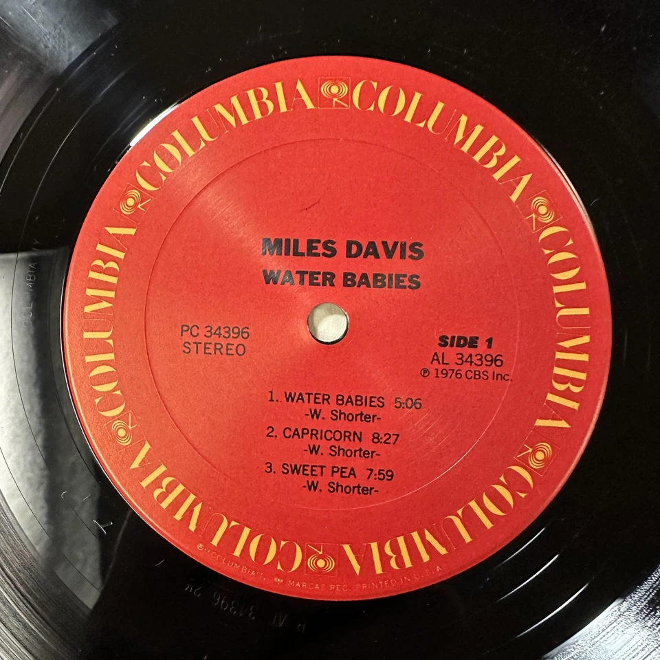 Water Babies Record Vinyl Miles Davis Columbia PC 34396 - Image 3 of 4