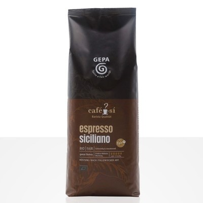 Gepa Cafe Si Espresso Siciliano 4 x 1kg Kaffeebohnen