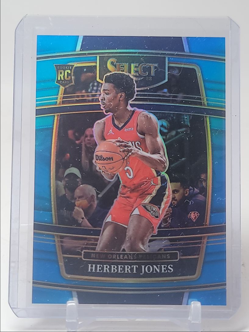 HERBERT JONES 2021-22 SELECT CONCOURSE ROOKIE LIGHT BLUE PRIZM RC /299 Q5159