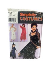 Simplicity Sewing Pattern 7641 Women RR 14-20 Multi Witch Angel Vampire Costume