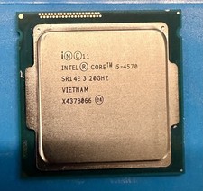 Intel Core i5-4570 3.2GHz Quad-Core (SR14E) Cpu, taken from working computer