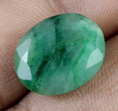 AGI-zertifiziertes Natürliches Grünes Smaragd Oval Lose Edelstein 8 Ct T26861