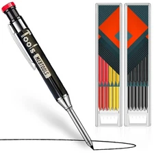 Mechanical Carpenter Pencil - Heavy Duty Carpenter Pencils, Mechanical Pencil...