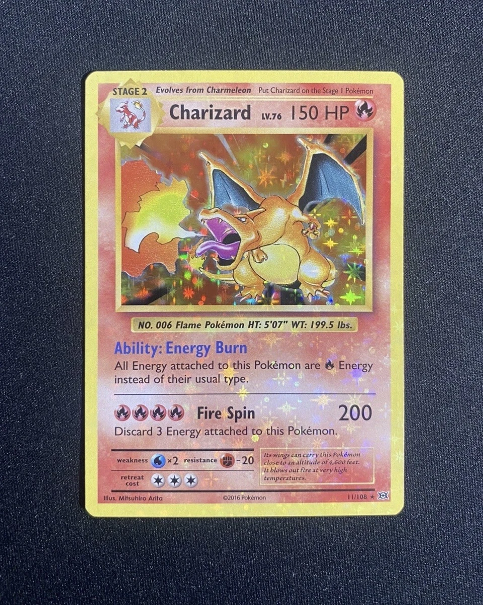 Charizard Pokémon TCG Rare XY Individual Collectible Card Game
